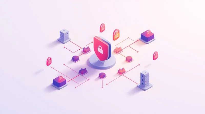 Automated SSL renewal cycle with connected certificate icons representing automated certificate management