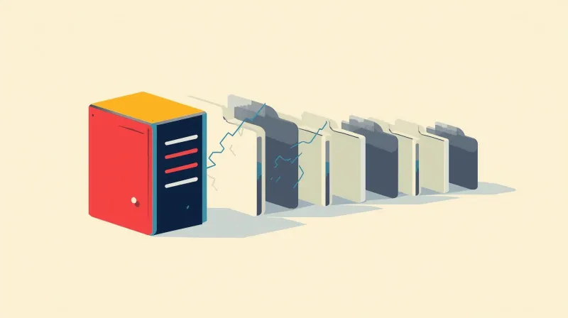 Faded and disconnected backup copies representing neglected WordPress backup systems