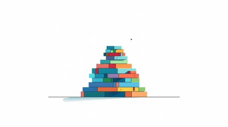 Building blocks stacking upward representing the foundational work that actually improves SEO rankings.