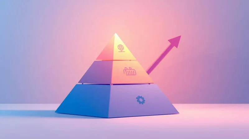 Pyramid showing edge caching at top, server caching in middle, and plugin caching at bottom representing performance hierarchy