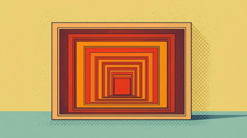 Page builder code bloat illustrated as nested boxes within boxes creating excessive complexity