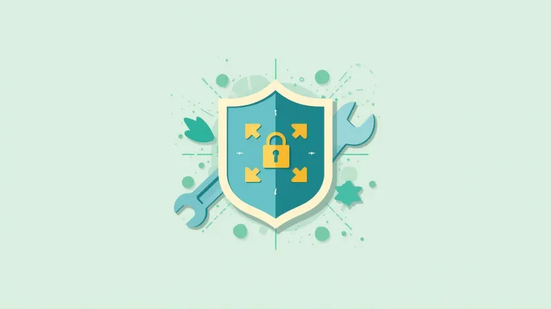 A complete shield with all elements connected, representing comprehensive WordPress maintenance coverage