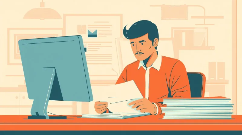 Developer reviewing CRM API documentation for WordPress integration project