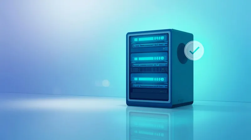 Server infrastructure with built-in caching layers representing managed WordPress hosting with Varnish and Redis included