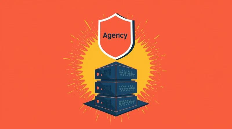Agency shield protecting server infrastructure in white-label WordPress hosting partnership
