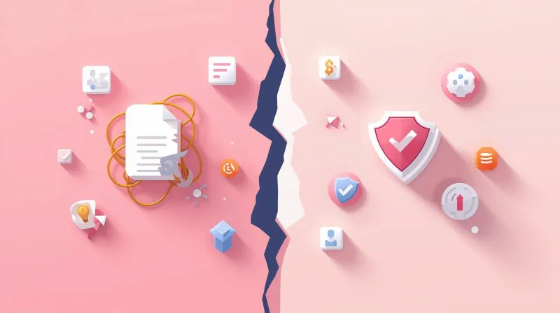 Split comparison contrasting DIY website troubles on left with professional WordPress support on right