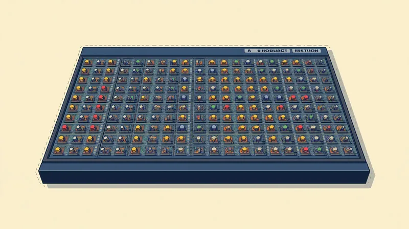 A dense control panel with numerous switches and dials representing W3 Total Cache's extensive configuration options