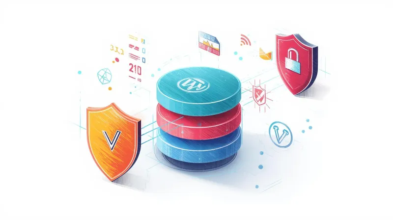 Layered security stack with WAF, firewall, and monitoring preventing WordPress reinfection