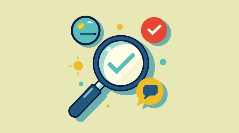 A magnifying glass revealing clarity, representing how the right questions help evaluate WordPress care providers