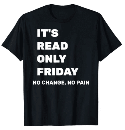 read only Friday shirt