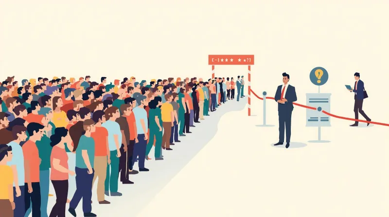 Long queue of frustrated customers waiting for GoDaddy support while agents process tickets slowly