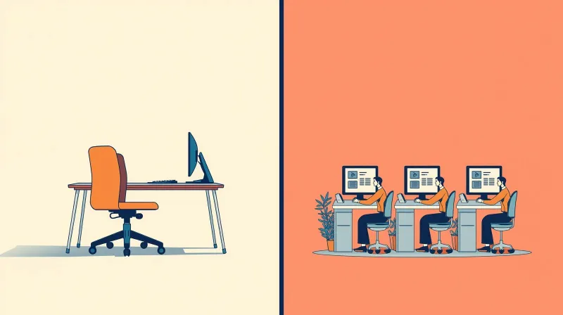 Decision comparison between hiring a replacement web developer and outsourcing to a managed services partner