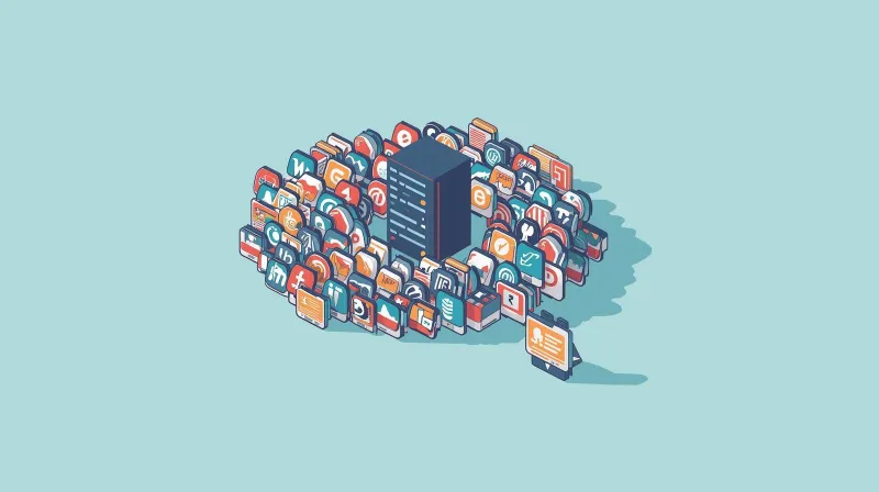 Overcrowded shared server with multiple websites competing for resources causing slowdowns