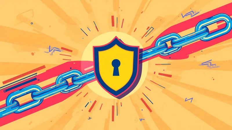Glowing padlock shield over WordPress site with encrypted data streams representing SSL encryption security
