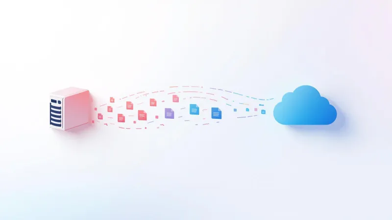 WordPress backup files syncing to cloud storage through UpdraftPlus plugin connection.