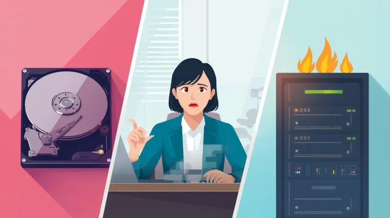 WordPress backup protecting against both catastrophic server failure and everyday human error.