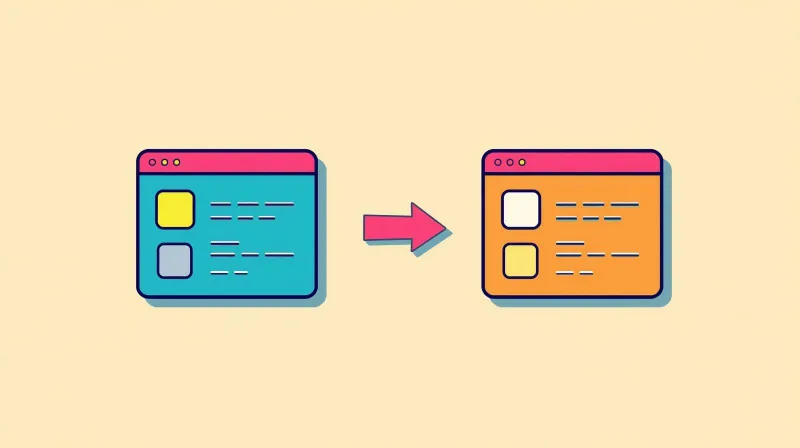 Two website windows connected by arrow showing direct site-to-site migration transfer
