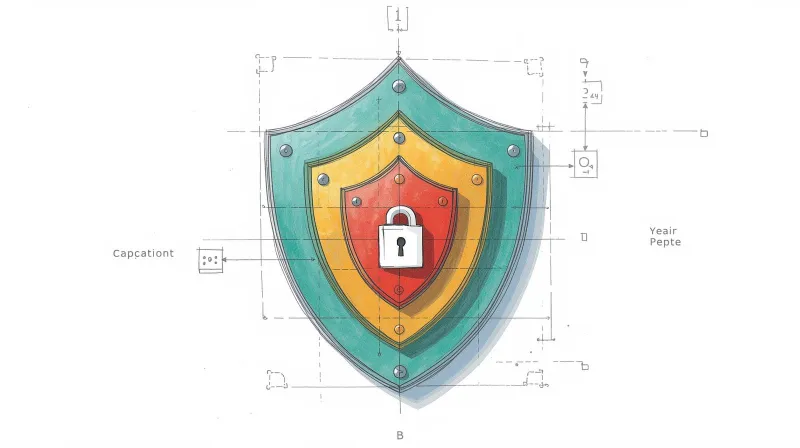 Layered security audit diagram showing server, application, and access control assessment layers