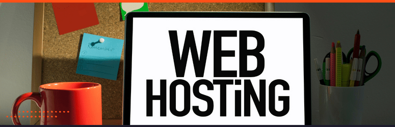 A computer screen with a web hosting provider website open